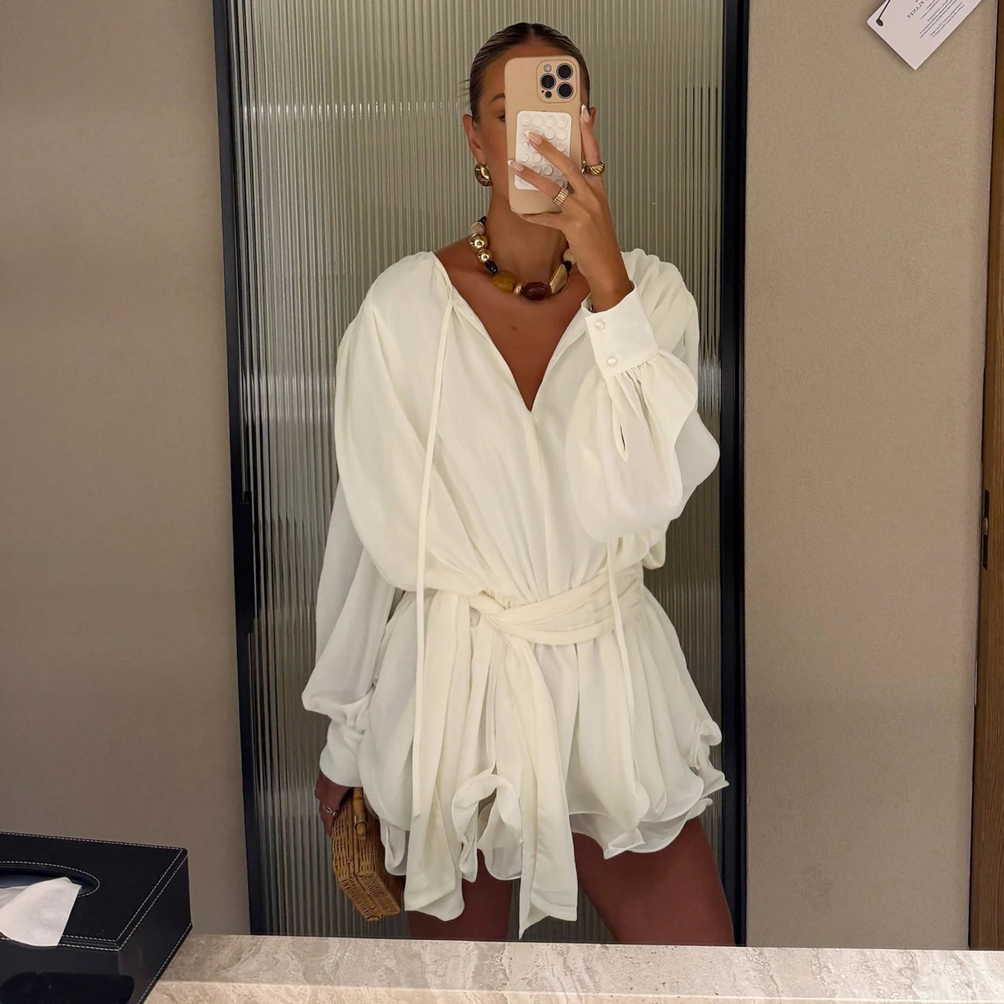 French Girl Summer Mini Dress