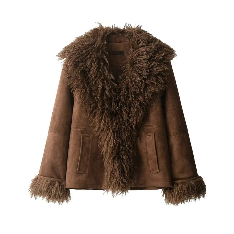 Cocoa After Dark Shag Jacket