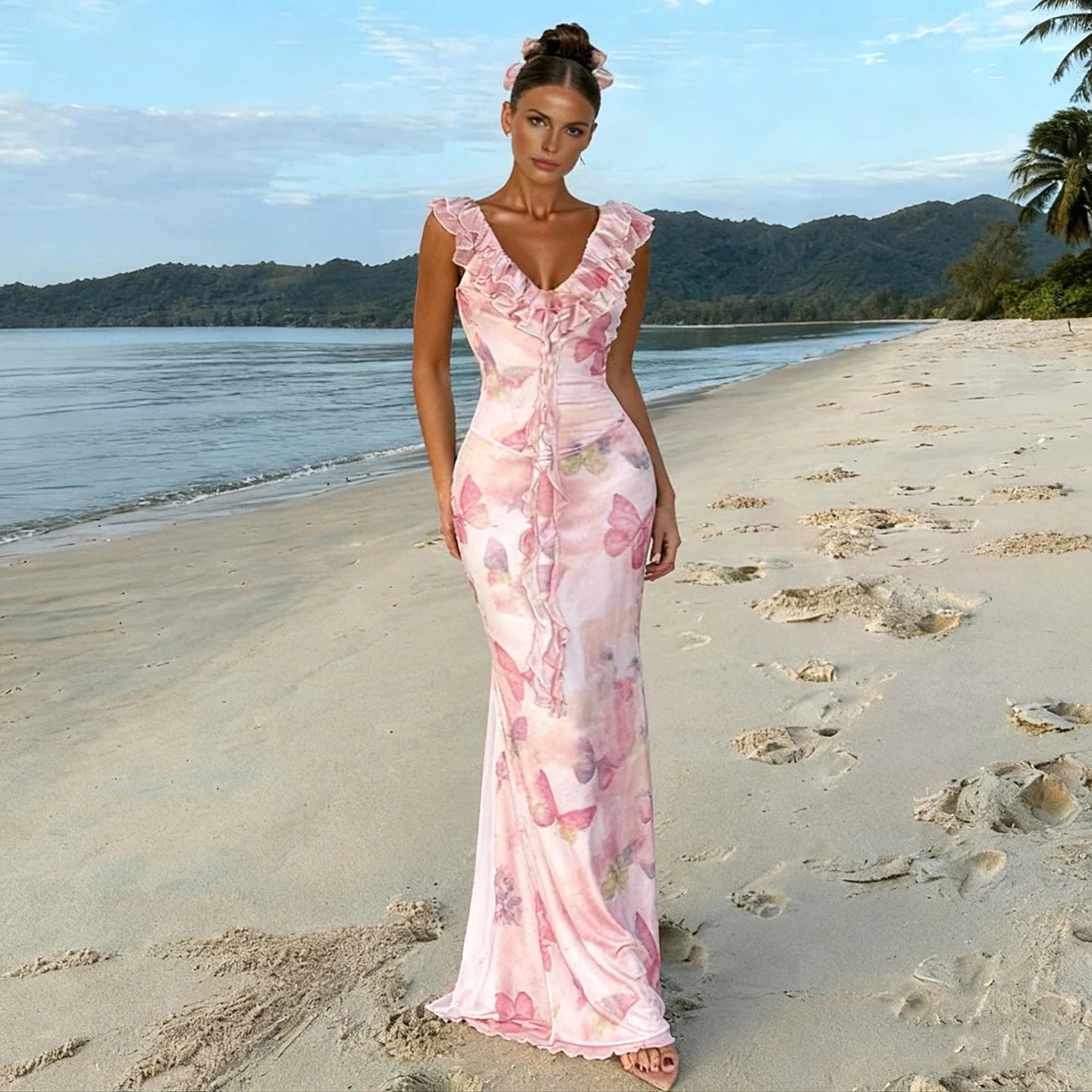 Butterfly Kisses Maxi Dress