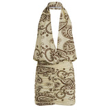 Vanilla Paisley Mini Dress