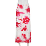 Hibiscus Heat Maxi Skirt