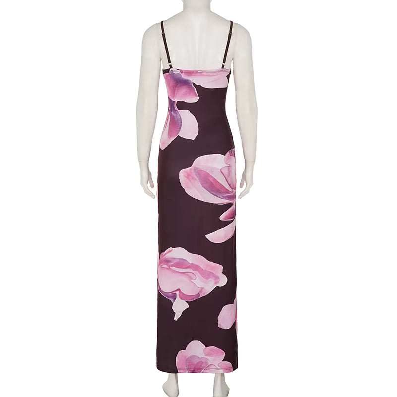 Midnight Bloom Maxi Dress
