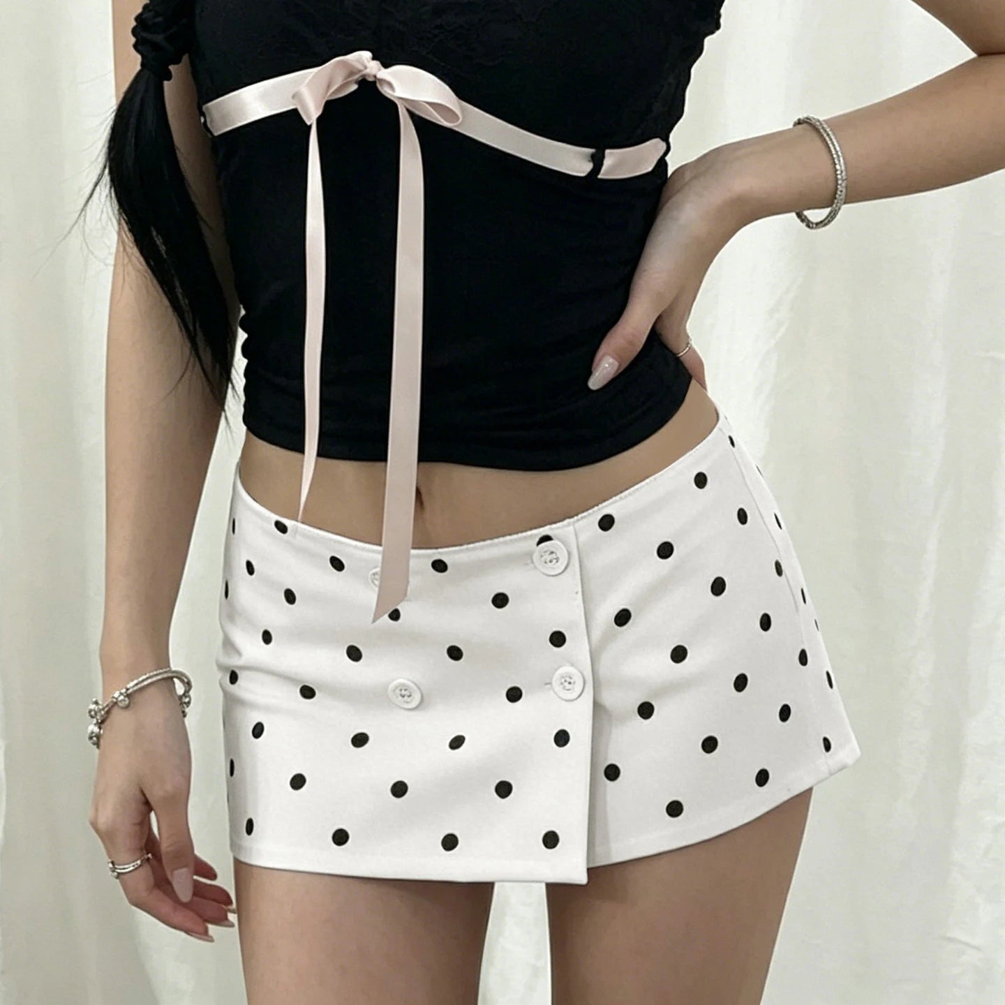Dotty About You Mini Skirt