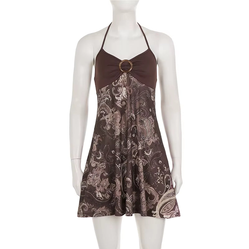 Sienna Paisley Mini Dress