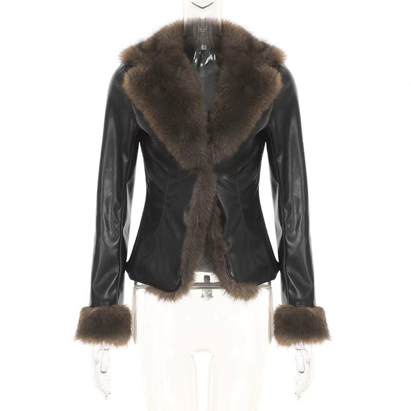 Darkwood Fur Trim Jacket