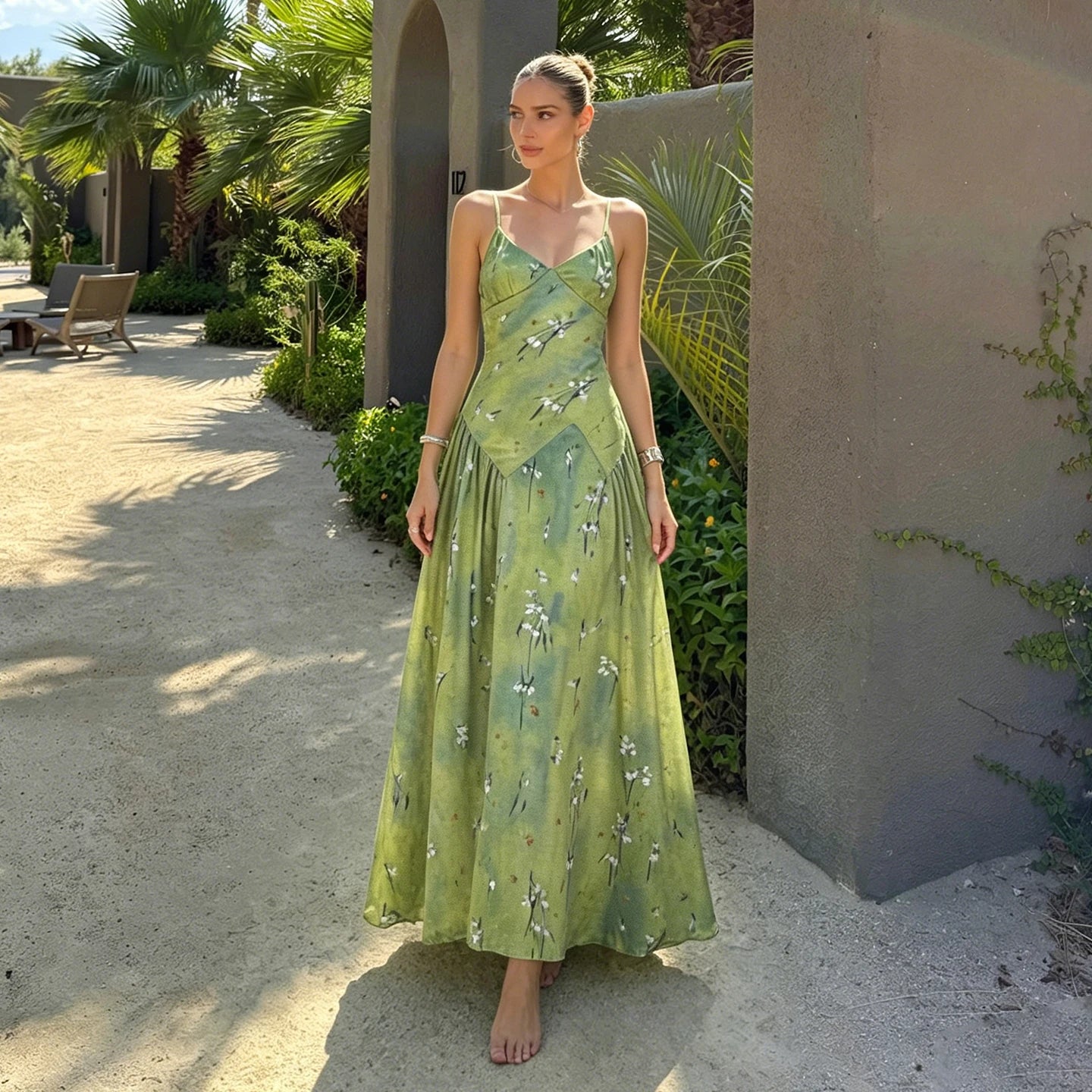 Sage Mirage Maxi Dress