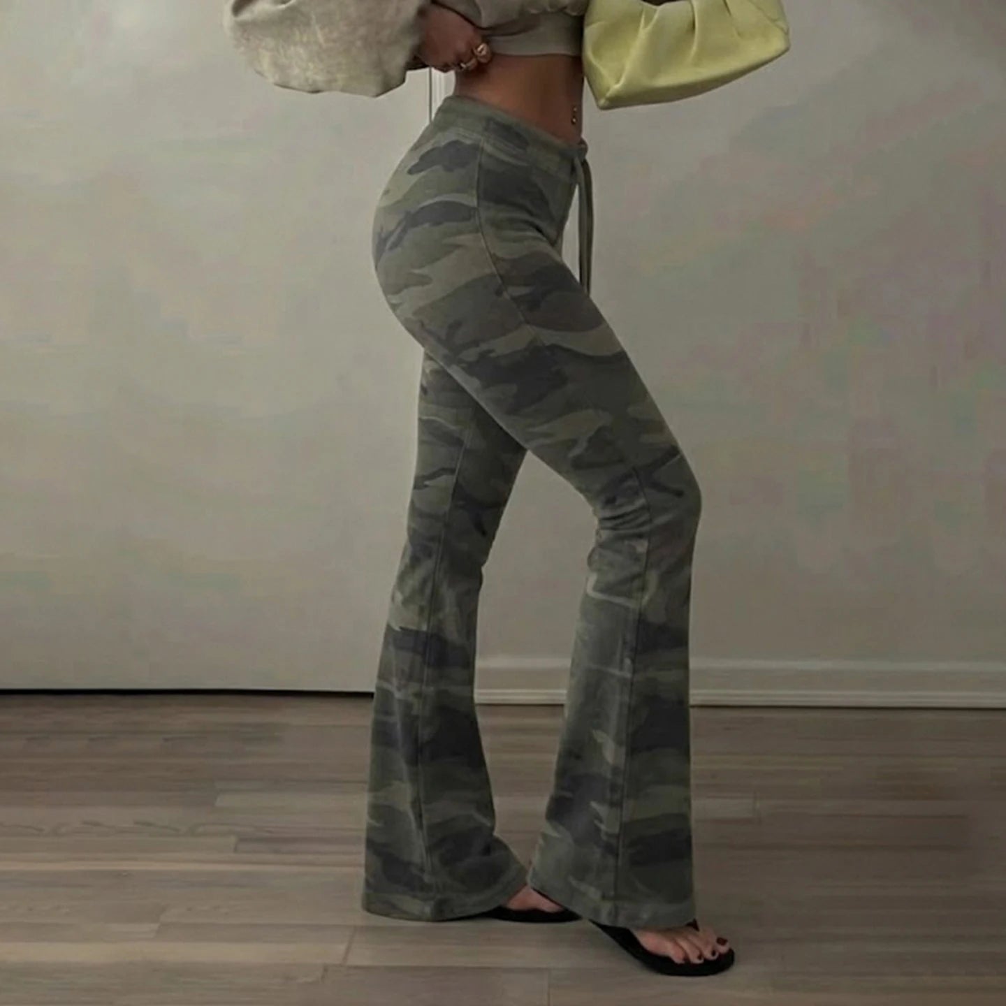 Off Duty Camo Flare Pants