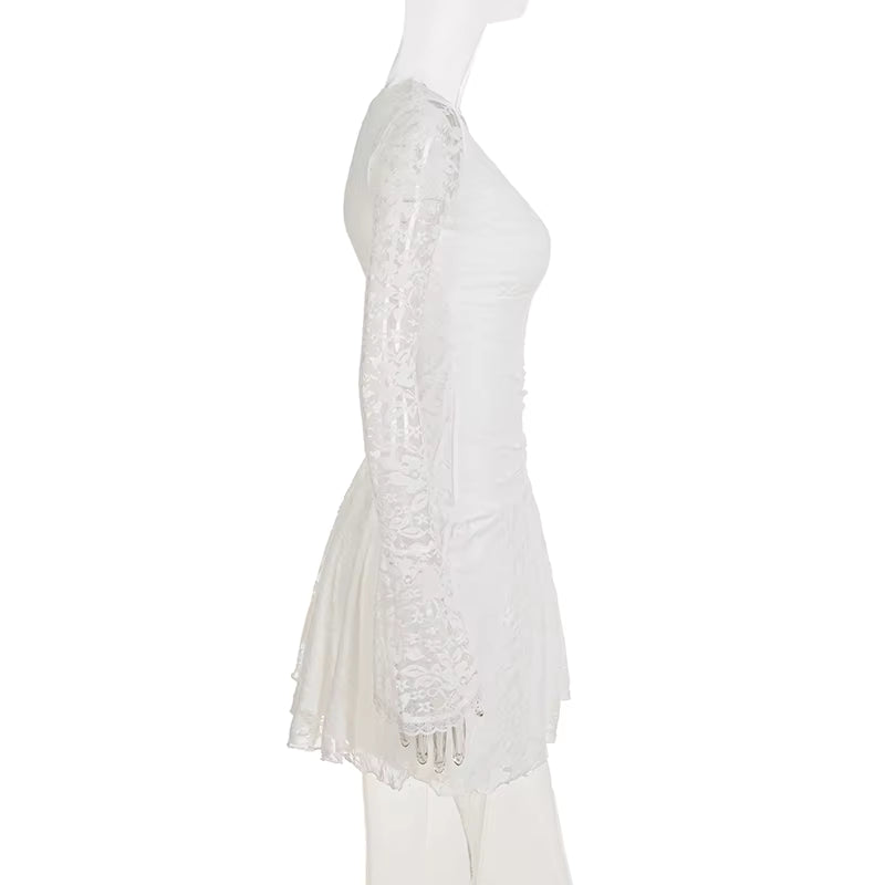 Sunday in Paris Lace Mini Dress