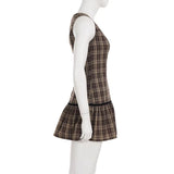 Kensington Plaid Midi Dress