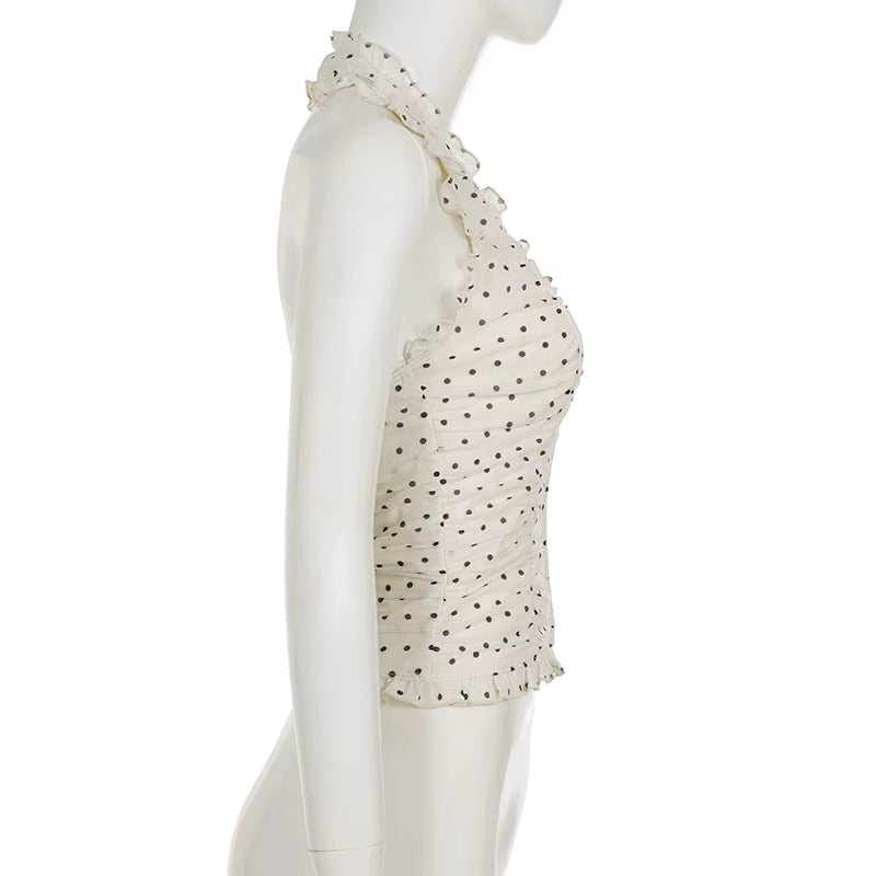 Dolce Dot Halter Top