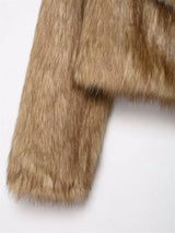 Golden Hour Faux Fur Jacket