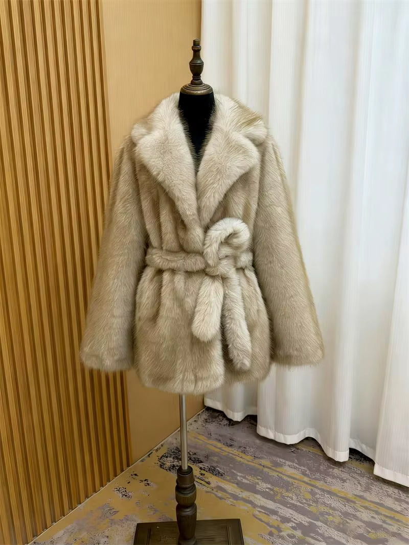 Spoiled Heiress Faux Fur Coat