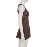 Soho After Dark Polka Dot  Mini Dress