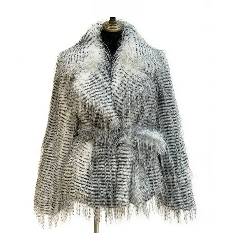 Snowfall Heiress Faux Fur Coat