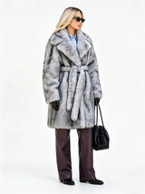 Silver Lining Heiress Faux Fur Coat