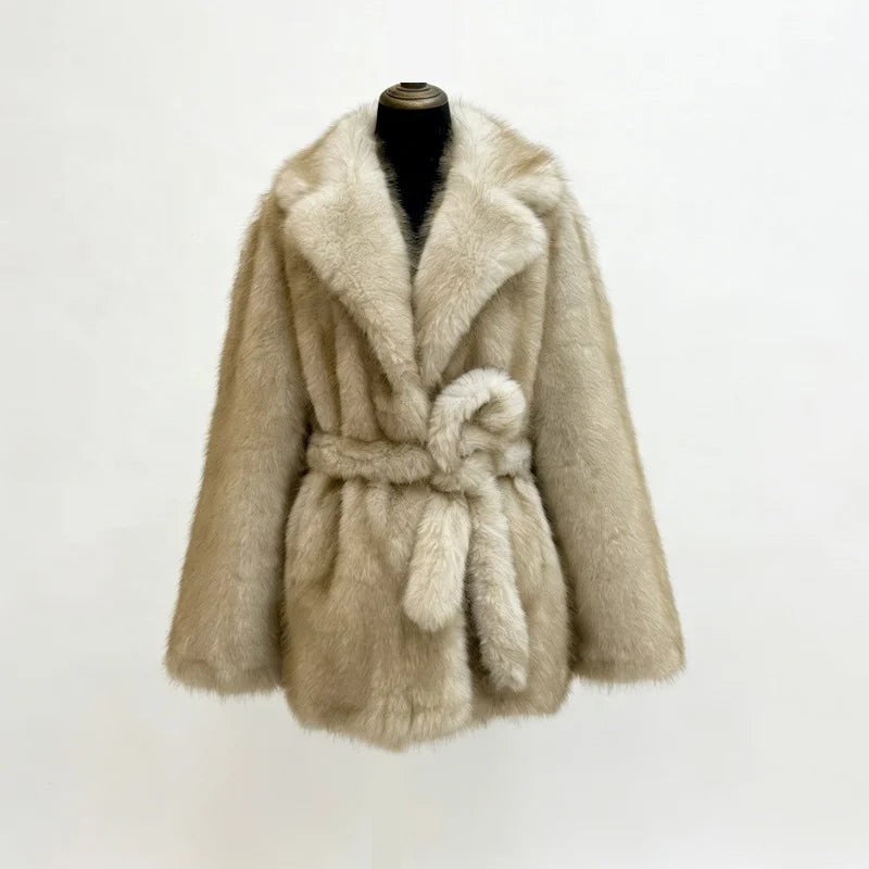 Spoiled Heiress Faux Fur Coat