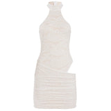 Ivory Muse Lace Mini Dress
