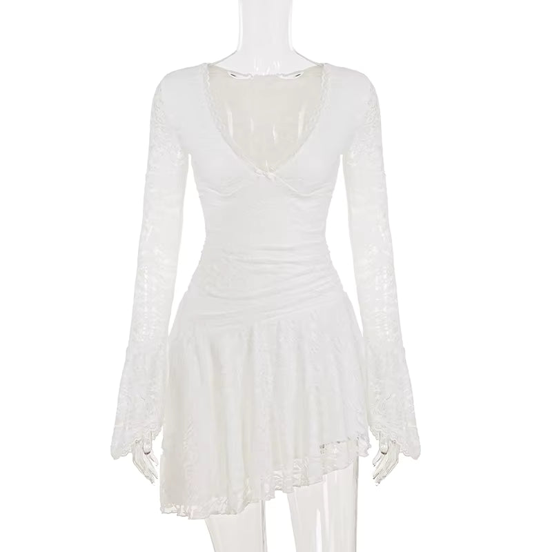 Sunday in Paris Lace Mini Dress