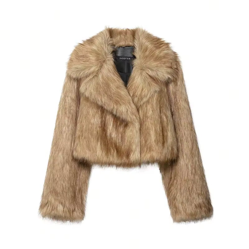 Golden Hour Faux Fur Jacket
