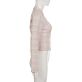 Riviera Plaid Corset Shirt