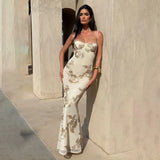 Golden Hour in Santorini Dress