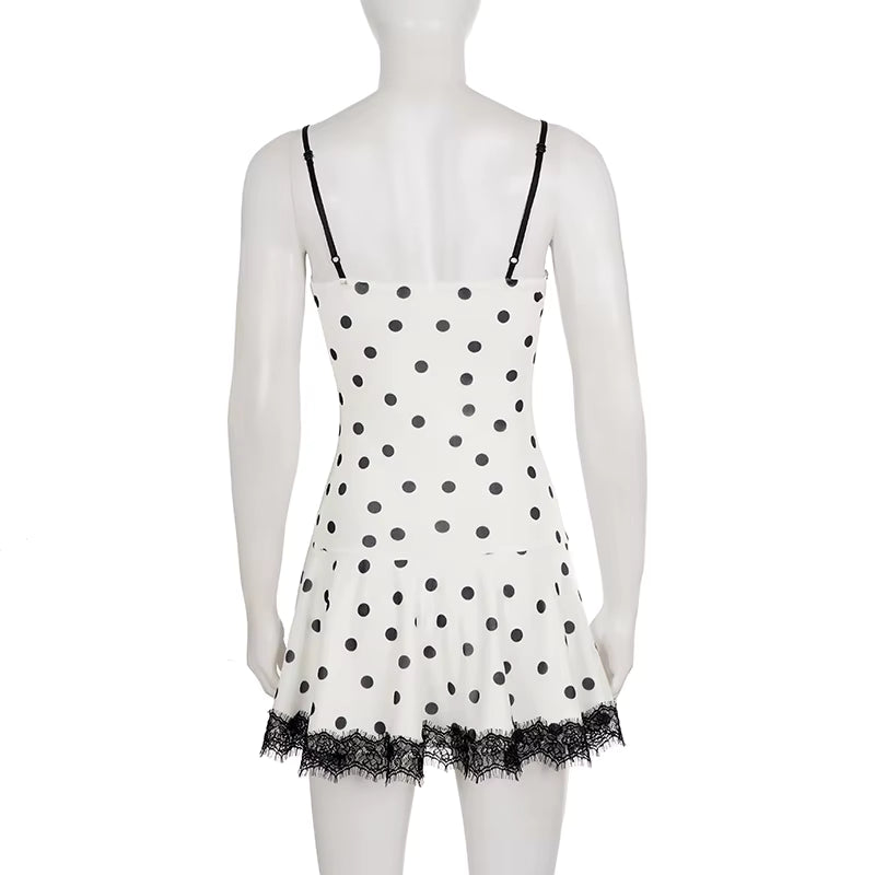 Paris After Midnight Lace Mini Dress
