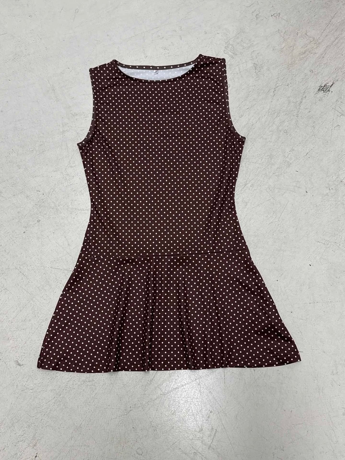 Soho After Dark Polka Dot  Mini Dress