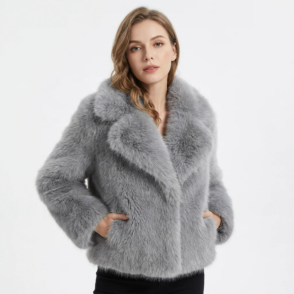 Soft Launch Heiress Faux Fur Jacket
