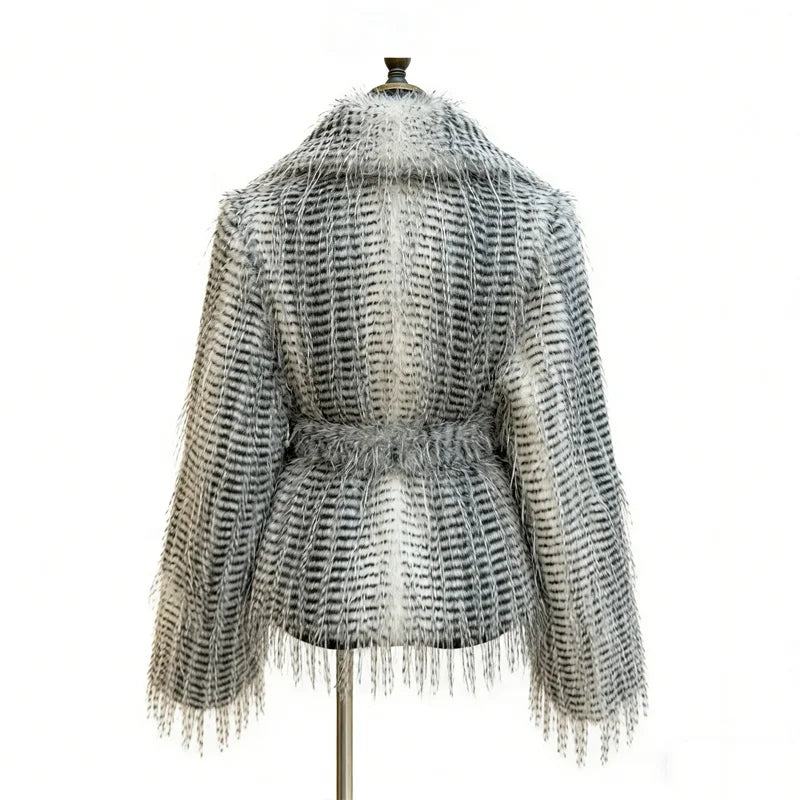 Snowfall Heiress Faux Fur Coat