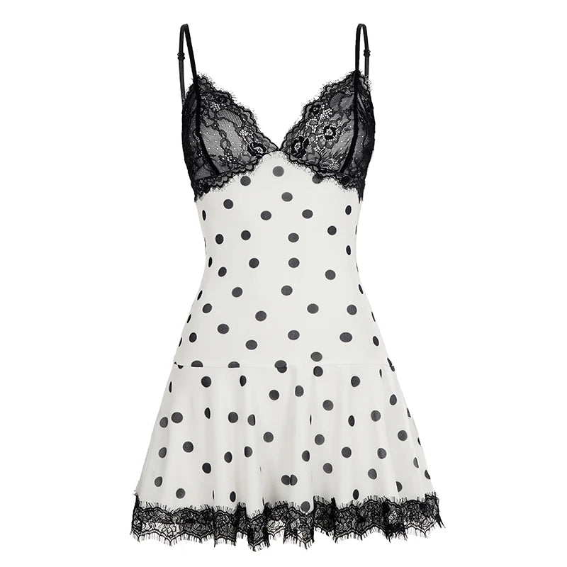 Paris After Midnight Lace Mini Dress