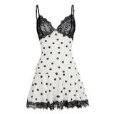 Paris After Midnight Lace Mini Dress