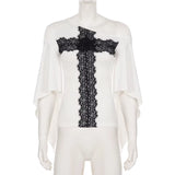 Midnight Chapel Lace Top