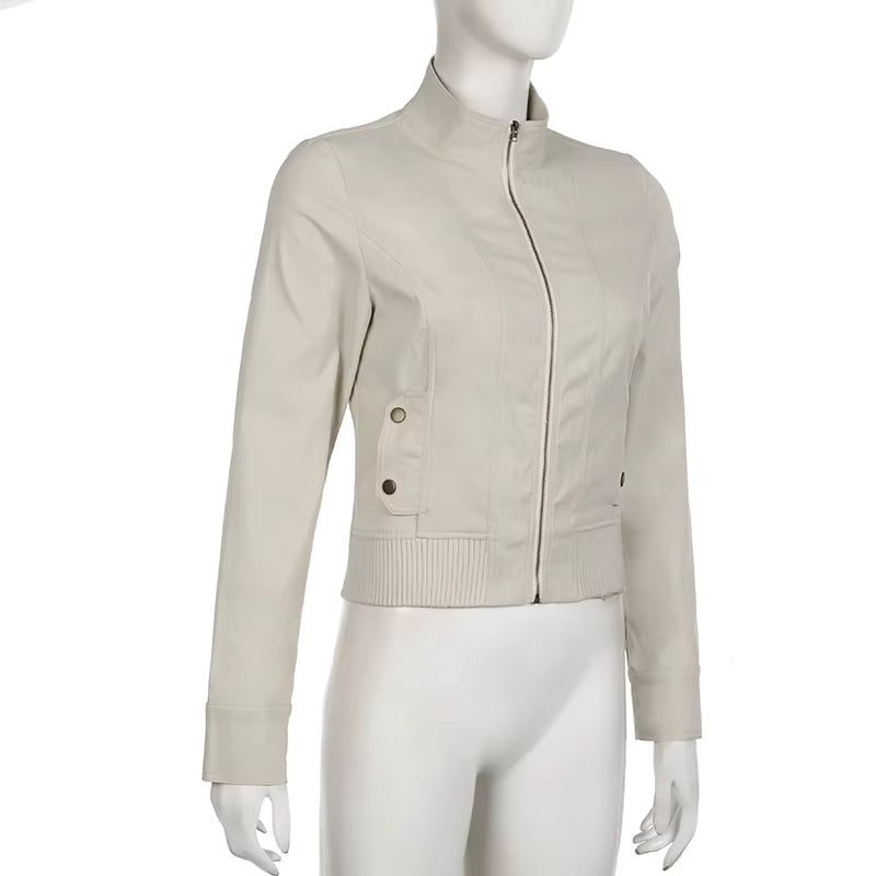 Ivory Rush Zip Jacket