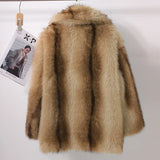 Honeyed Heiress Faux Fur Coat
