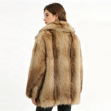 Honeyed Heiress Faux Fur Coat