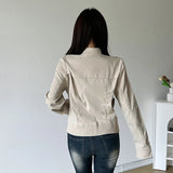 Ivory Rush Zip Jacket