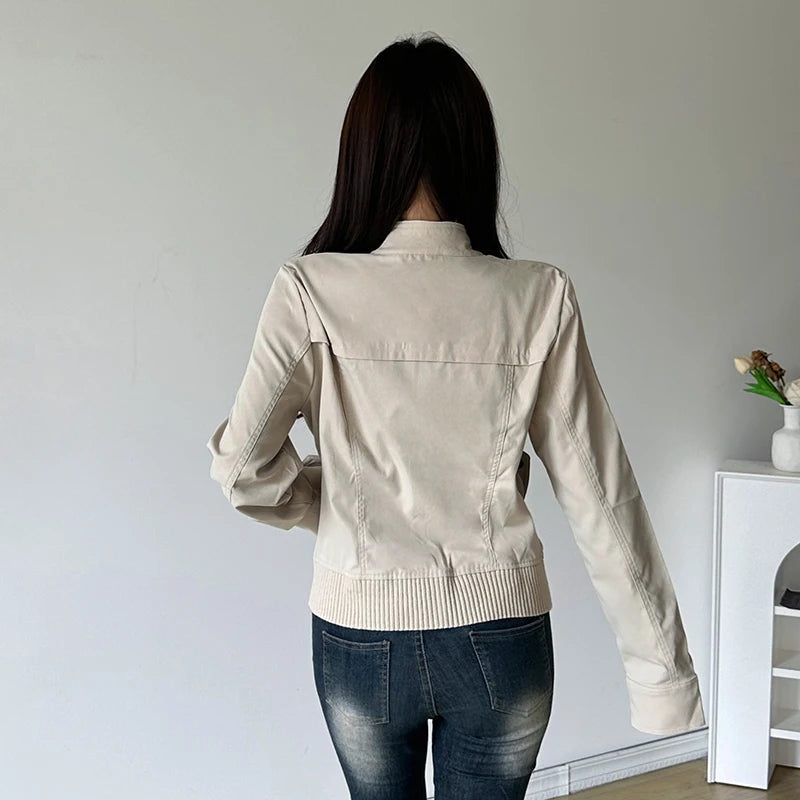 Ivory Rush Zip Jacket