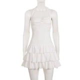 Sweetheart Ruffle Mini Dress
