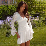 Sunday in Paris Lace Mini Dress