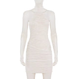 Ivory Muse Lace Mini Dress