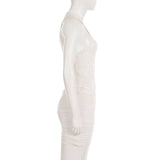 Ivory Muse Lace Mini Dress