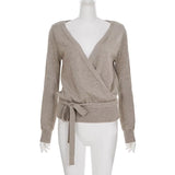 Soft Focus Wrap Sweater