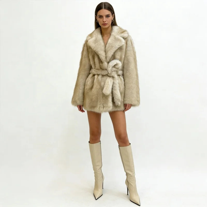 Spoiled Heiress Faux Fur Coat