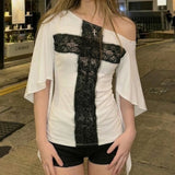 Midnight Chapel Lace Top