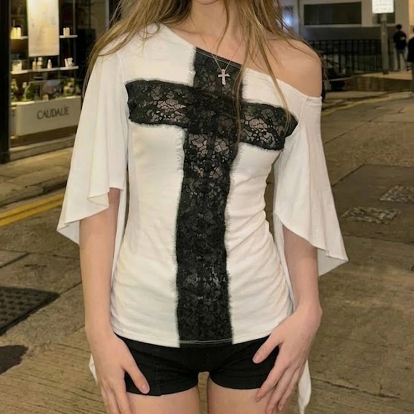 Midnight Chapel Lace Top