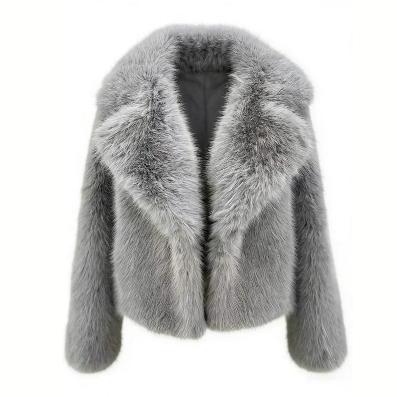 Soft Launch Heiress Faux Fur Jacket