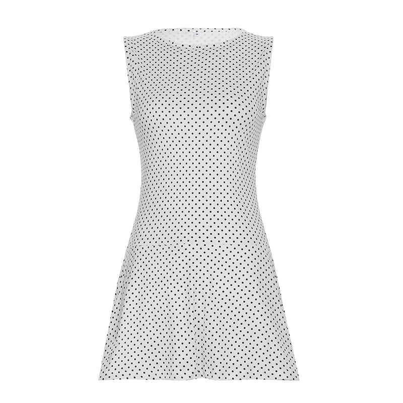 Soho After Dark Polka Dot  Mini Dress