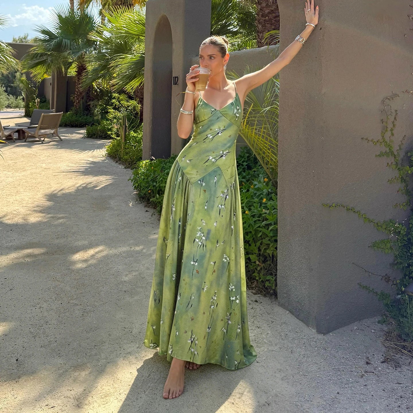 Sage Mirage Maxi Dress