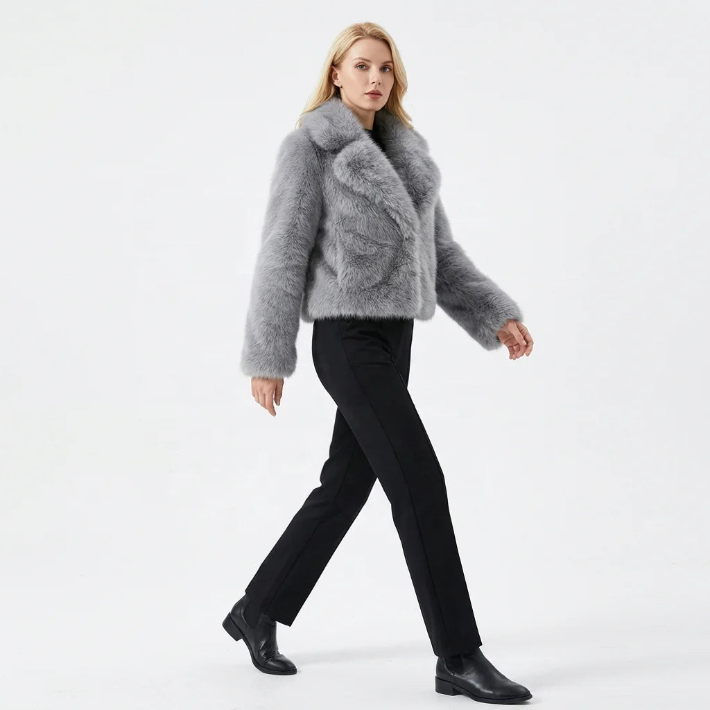 Soft Launch Heiress Faux Fur Jacket