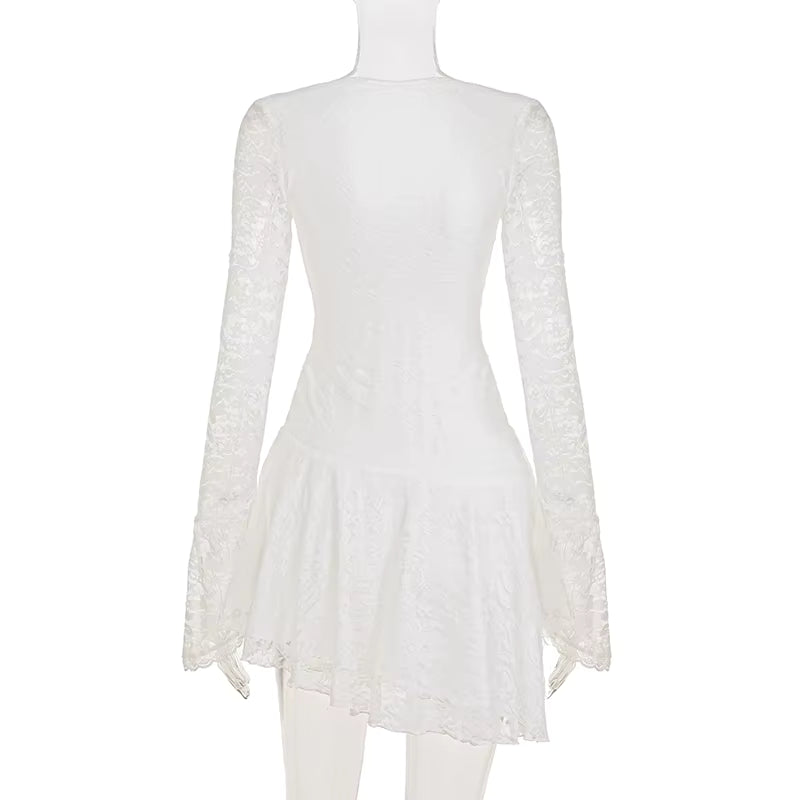 Sunday in Paris Lace Mini Dress